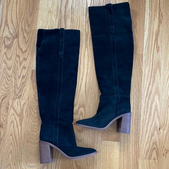 Madewell Jimi Over the Knee Boot Suede NEW size 7 - Picture 2 of 8